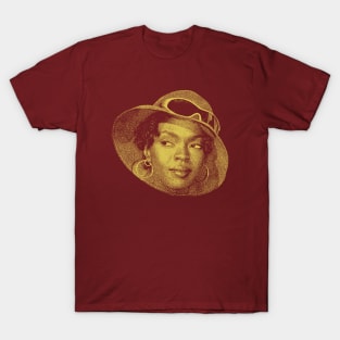 YELLOW LAURYN HILL 90 Style T-Shirt